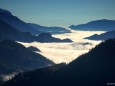 Nebel Richtung Mürzzuschlag - Hohe Veitsch (1981m) mit Start vom Niederalpl am 21.Oktober 2012