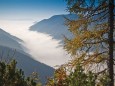 Blick ins Tal nach Seewiesen im Nebel