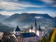 BLICK ZURÜCK VOM KALVARIENBERG_Mariazell - Hohlensteinhöhle - Bürgeralpe - Mariazell - Rundwanderung