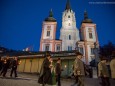 Fackelzug zur Basilika - Hubertusfeier in der Basilika Mariazell 2013