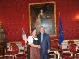 Besuch der Imkerinnen bei Bundespräsident Dr. Heinz Fischer in der Hofburg