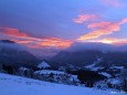 Abendrot über Mariazell - Foto: Josef Sommerer