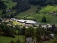 Blick auf Laubenbachmühle - Jungfernfahrt Himmelstreppe Panoramawagen am 27.6.2014