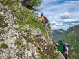 Kletterpark Spielmäuer mit Wanderweg zum Gipfel und zur Teufelsbrücke