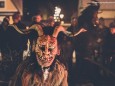 Traditioneller Krampuslauf der Trogerpass am 5. DEzember 2016 in Gußwerk