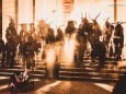 Traditioneller Krampuslauf der Trogerpass am 5. DEzember 2016 in Gußwerk