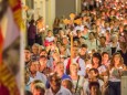 Lichterprozession der Burgenländischen Kroaten in Mariazell am 29. August 2015