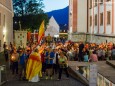 Lichterprozession der Burgenländischen Kroaten in Mariazell am 27. August 2016