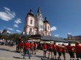 1. Mai 2012 - Maibaum aufstellen in Mariazell. Foto: Fritz Zimmerl