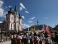 1. Mai 2012 - Maibaum aufstellen in Mariazell. Foto: Fritz Zimmerl