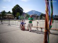 Maibaumumschneiden in St. Sebastian an 11. Juli 2015 mit der Kindervolkstanzgruppe