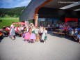 Maibaumumschneiden in St. Sebastian an 11. Juli 2015 mit der Kindervolkstanzgruppe