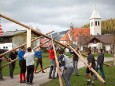 Maibaumaufstellen in Mitterbach