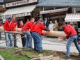 Maibaumaufstellen in Mariazell