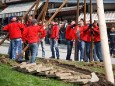 Maibaumaufstellen in Mariazell