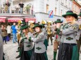 Stadtkapelle Mariazell marschiert ein - Traditionelles Maibaumaufstellen in Mariazell am 1. Mai 2015