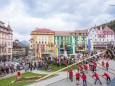 Traditionelles Maibaumaufstellen in Mariazell am 1. Mai 2015