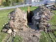 Maibaumaufstellen nach traditioneller Art in Salzatal beim Franzbauer. Foto: Franz-Peter Stadler