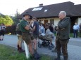 Maibaumumschneiden beim Franzbauer im Salzatal. Foto: Franz-Peter Stadler