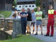 Maibaumumschneiden beim Franzbauer im Salzatal. Foto: Franz-Peter Stadler