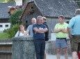 Maibaumumschneiden beim Franzbauer im Salzatal. Foto: Franz-Peter Stadler