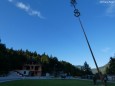 Maibaumumschneiden beim Franzbauer im Salzatal. Foto: Franz-Peter Stadler