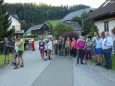 Maibaumumschneiden beim Franzbauer im Salzatal. Foto: Franz-Peter Stadler