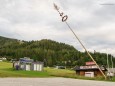 Maibaumumschneiden und 15 Jahre Schulverkehrsgarten - Geselliger Abend in St. Sebastian am 29. August 2014