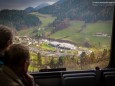 Blick nach Laubenbachmühle - Tag der Mariazellerbahn in Laubenbachmühle am 16.11.2014