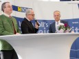 Landesrat Dr. Stephan Pernkopf, Moderator Andy Marek,  NÖVOG Geschäftsführer Dr. Gerhard Stindl - Tag der Mariazellerbahn in Laubenbachmühle am 16.11.2014