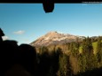 Blick auf den Ötscher bei der Fahrt nach Laubenbachmühle - Tag der Mariazellerbahn in Laubenbachmühle am 16.11.2014