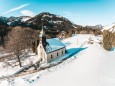 Kirche in Gollrad am 4. Februar 2022 ©Fred Lindmoser