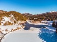 Hubertussee am 9. Februar 2022 ©Fred Lindmoser