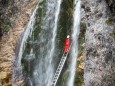 Marienwasserfall - Marienstatue Befestigung durch die FF Mariazell am 30. Juni 2014