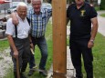 Mitterbach startete in den Sommer. „Holzknechte“ Franz Scheidinger, Johann Koiser, Reini Hinterecker