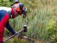 Errichtung von Holzdämmen zur Stabilisierung des Wasserhaushalts ÖBf/F. Lindmoser