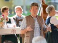 Bgm. Alfred Hinterecker begrüßt die vielen Besucher - Ötschergschichten - Lesung von Elfi Rohringer & Martin Weber musikalisch verfeinert von der Friedensteiner Stubenmusik