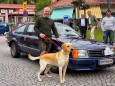 3 Hasen Wirt Peter Kroneis mit seinem 34 Jahre alten Opel Monza - Oldtimer Treffen in Mariazell 2012 - 29. Steirisch-Niederösterreichische Pässefahrt