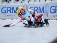 Österreichischer Doppelsitzer, die Silbermedaille Gewinner - Naturbahn Rodel WM 2015 im Mariazellerland - Doppelsitzer Bewerb