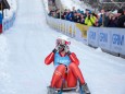 Freude der Naturbahn Rodel Weltmeisterin 2015 - Evelin Lanthaler