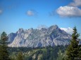 Griesmauer Blick bei der Bodenbauer-Häuslalm-Sackwiesenalm-Sackwiesensee-Wanderung