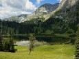 Sackwiesensee bei der Bodenbauer-Häuslalm-Sackwiesenalm-Sackwiesensee-Wanderung