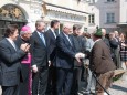 Feierlicher Festakt in Altötting zur Unterzeichnung der Städtepartnerschaft Altötting-Mariazell. Foto: Josef Kuss