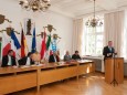 Feierlicher Festakt in Altötting zur Unterzeichnung der Städtepartnerschaft Altötting-Mariazell. Foto: Josef Kuss