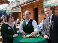 Gabi Arzberger, Harald Schweighofer und Mariazells Tourismusobmann Bernhard Schwischei