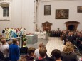 Festgottesdienst mit Abt Benedikt Plank zur Amtseinführung des neuen Superior P. Mag. Dr. Michael Staberl und des neuen Stadtpfarrers von Mariazell und Gußwerk P. Mag. Christoph Pecolt. Foto: Josef Kuss