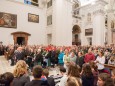 Festgottesdienst mit Abt Benedikt Plank zur Amtseinführung des neuen Superior P. Mag. Dr. Michael Staberl und des neuen Stadtpfarrers von Mariazell und Gußwerk P. Mag. Christoph Pecolt. Foto: Josef Kuss