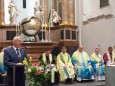 Festgottesdienst mit Abt Benedikt Plank zur Amtseinführung des neuen Superior P. Mag. Dr. Michael Staberl und des neuen Stadtpfarrers von Mariazell und Gußwerk P. Mag. Christoph Pecolt. Foto: Josef Kuss