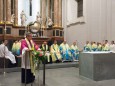 Festgottesdienst mit Abt Benedikt Plank zur Amtseinführung des neuen Superior P. Mag. Dr. Michael Staberl und des neuen Stadtpfarrers von Mariazell und Gußwerk P. Mag. Christoph Pecolt. Foto: Josef Kuss