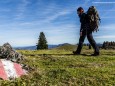 Wanderung auf den Tirolerkogel (1377 m) und  die Kuchl Alm ab Annaberg am 1. Nov. 2016